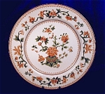 Click here to enlarge image and see more about item RYLWR019: Royal Worcester tan & green transfer plate