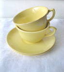Click to view larger image of  Padre Pottery 3 Cups and 6 Saucers Vintage 1950s (Image1)