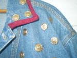 Click to view larger image of  Denim Jacket  Ladies Decorated Vintage (Image5)