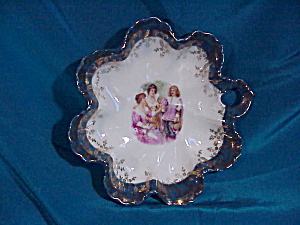 RS PRUSSIA (ES) CANDY DISH MAN WITH FLOWERS (Image1)