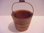 Click to view larger image of Toy or salesman's sample wooden bucket (Image2)