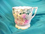 Click here to enlarge image and see more about item 1474: RS PRUSSIA(RM) LILY MOLD FLORAL SHAVING MUG