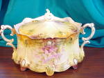 Click to view larger image of RS PRUSSIA RIBBON/JEWEL CRACKER JAR (Image1)