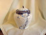 Click to view larger image of MAGNIFICENT RS PRUSSIA COBALT BISCUIT JAR (Image1)