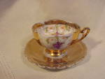 Click to view larger image of RS PRUSSIA HEAVY GOLD DAINTY CUP AND SAUCER (Image2)