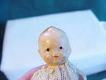 Click to view larger image of TINY BISQUE DOLL IN LACE (Image3)