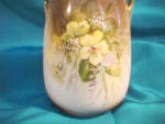 Click to view larger image of RS PRUSSIA (UM) TWO HANDLED VASE WITH FLORAL SPRAY (Image2)