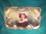 Click to view larger image of RS PRUSSIA (UM) LILY MOLD PORTRAIT TRAY (Image1)