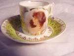 Click to view larger image of RS PRUSSIA PORTRAIT MINI  CUP AND SAUCER (Image2)