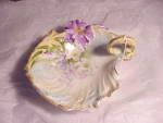 Click here to enlarge image and see more about item PINDISH100: RS PRUSSIA IRIS VAR. 1 HANDLED BOWL