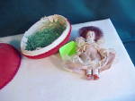 Click to view larger image of GERMAN BISQUE DOLL INSIDE OF RIBBON EGG (Image4)