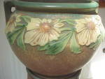Click to view larger image of ROSEVILLE JARDINIERE W/PEDESTAL DAHL'S ROSE (Image5)