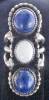 Click to view larger image of Vintage Native American Ring w/lapis & opal (Image2)