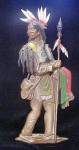 Click to view larger image of Vintage Native American Metal Figural Plaque (Image2)