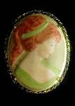 Ceramic Handcrafted Cameo Signed/Dated