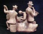 Click to view larger image of Jazz Music Band Group Sculpture (Image2)
