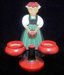 Click to view larger image of Wooden N.  European Figural Candle Holders (Image2)