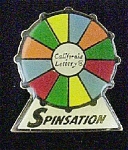 Click to view larger image of Spinsation Calif. Lottery Lapel Pin (Image1)