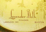Click to view larger image of Lavender Bath Powder Tin - Vintage (Image5)