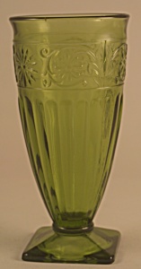 Indiana Glass Daisy Footed Tumbler (Image1)