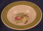 Click here to enlarge image and see more about item CD151: Metlox Poppytrail Provincial Fruit Fruit Bowl