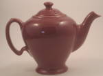 Click here to enlarge image and see more about item CD165: Maroon McCormick Teapot