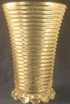 Click here to enlarge image and see more about item DG368: Crystal Anchor Hocking "Manhattan" Vase