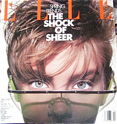 Elle Magazine Feb 1989 Vogue Fashions