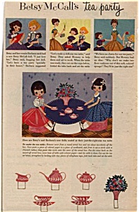 1957 Betsy McCall Amer. Character DOLL AD + + (Image1)