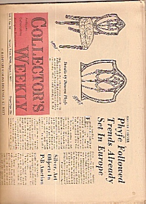 Collector's Weekly Newspaper - August 3, 1971
