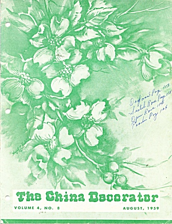 The China Decorator August,1959