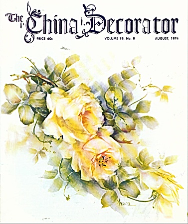 Vjntage The China Decorator August - 1974