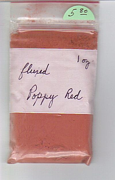 Poppy Red - China Paint - Fluxed - 1 Ounce