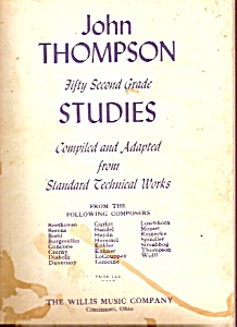 John Thompson Fifty Second Grade Studies - Copyright 1