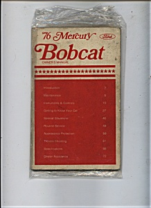 76 Mercury Bobcat Manual