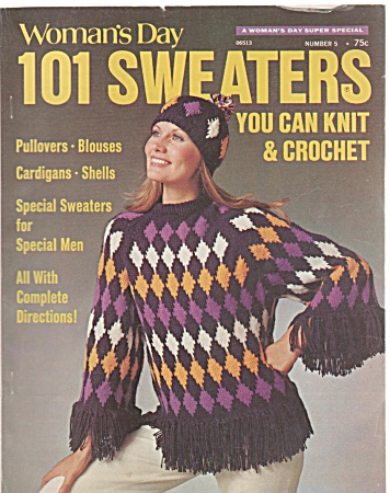 Woman's Day 101 Sweaters To Knit & Crochet Booklet