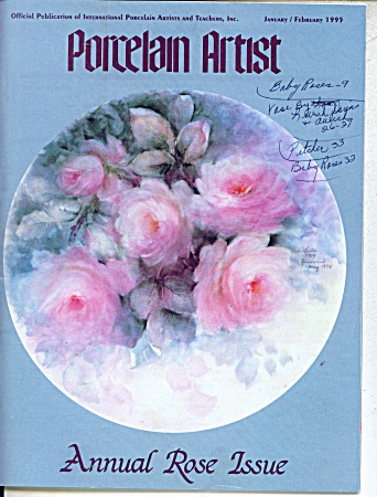 Official Porcelain Artist Rose Book Jan-feb95