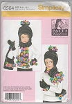 Click to view larger image of Simplicity~0564-Misses'~Child's Hat & Mittens (Image1)