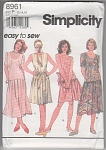Click to view larger image of Simplicity 8961~Dropped waist~ SZ12-14-16~OOP (Image1)