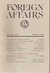 Foreign affairs book/magazine -  Spring 1987