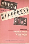 Click here to enlarge image and see more about item M8033: Duets that aredifferent -No. 2  -copyright 1957