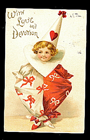 Ellen Clapsaddle Valentine's Day 1910 Postcard (Image1)