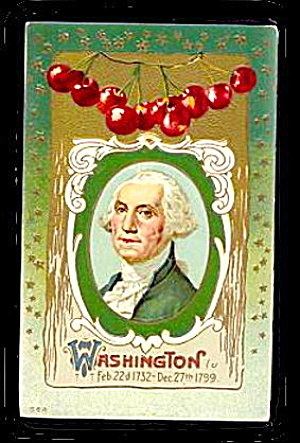 George Washington Patriotic 1907 Postcard (Image1)