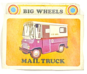 1971 Big Wheels Lindberg Mail Truck Mint in Box (Image1)