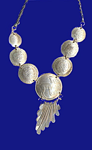 1970s Peruvian Coins Necklace (Image1)