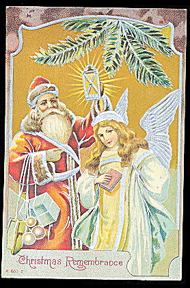 Santa Claus/Father Christmas 1908 Postcard (Image1)
