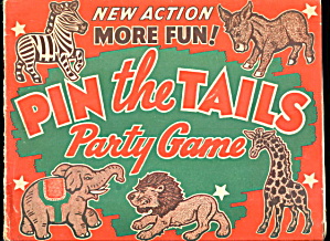 1930s 'Pin the Tails' Party Game - Paper (Image1)