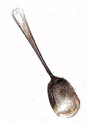 Federal Silver Plate Vintage Sugar Spoon