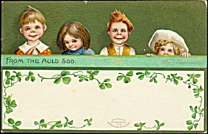 Ellen Clapsaddle St. Patricks Day Children Postcard (Image1)
