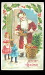1908 Santa Claus with Children Postcard